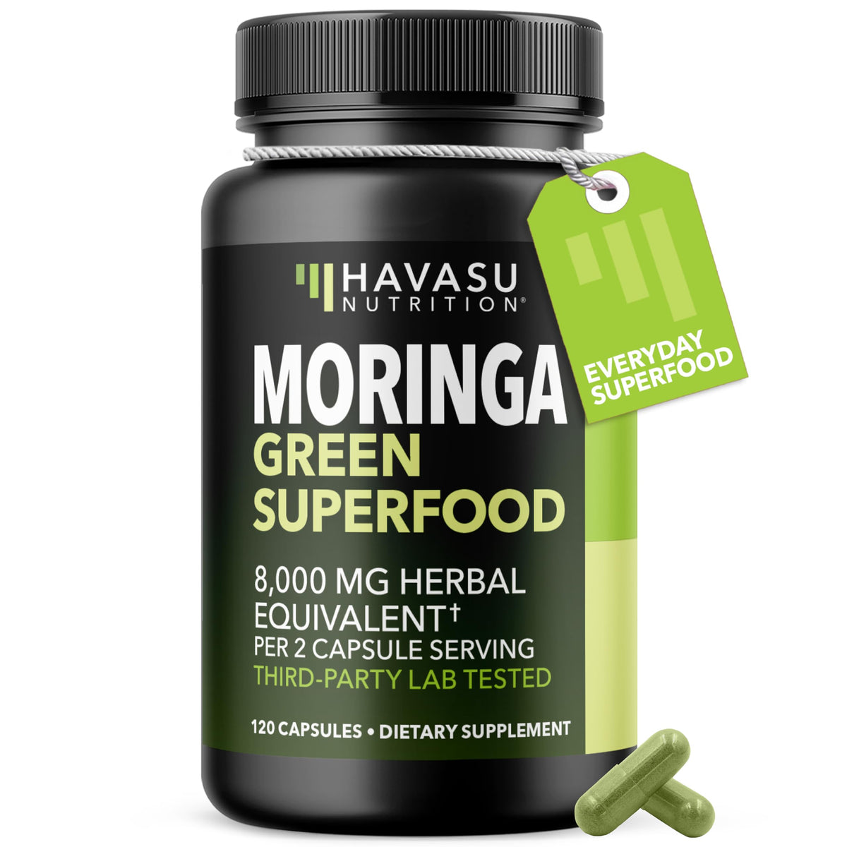 Moringa Capsules 800mg 120 Count I669