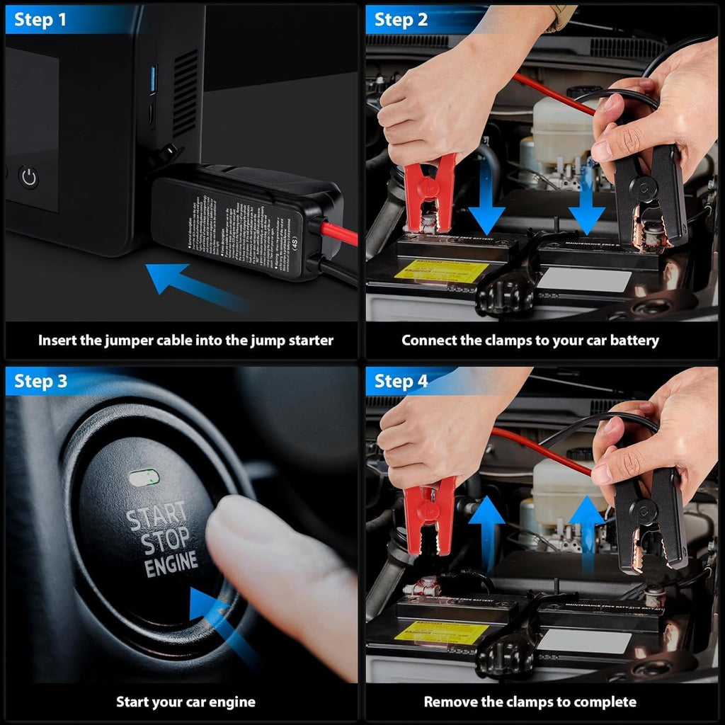 Portable Jump Starter with Air Compressor G7186