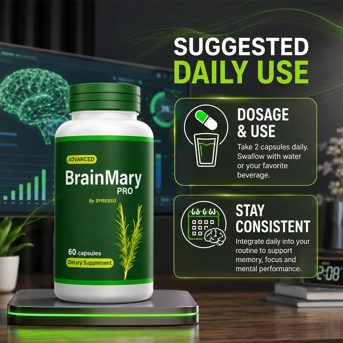 60 Capsules Supplement Pills B281185