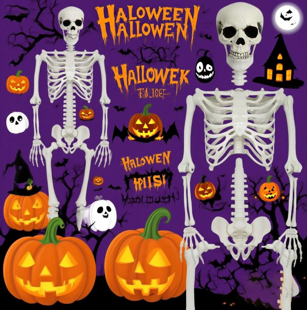5.4ft Life Size Skeleton with Movable Joints F514694