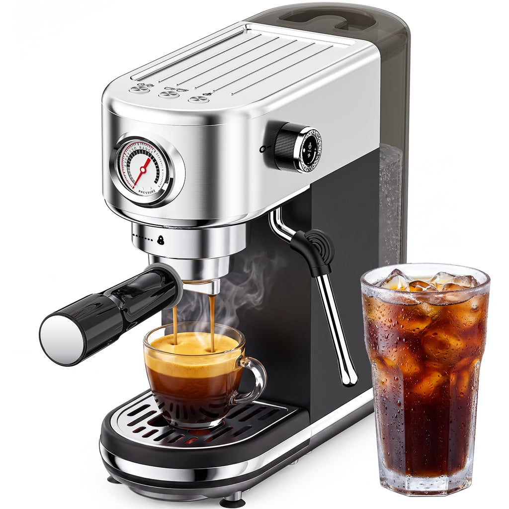 20 Bar Espresso Coffee Machine with Milk Frother C983