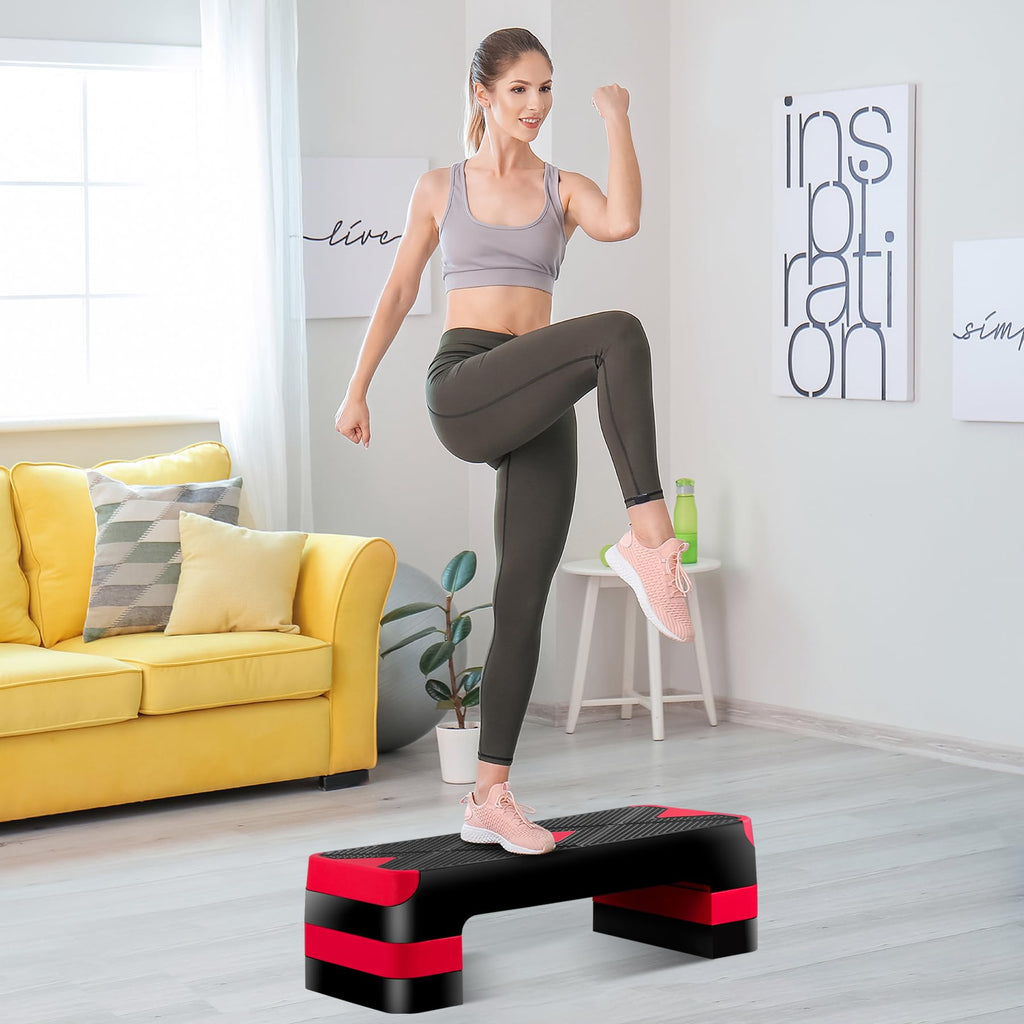 Adjustable Aerobic Stepper with Risers G4814