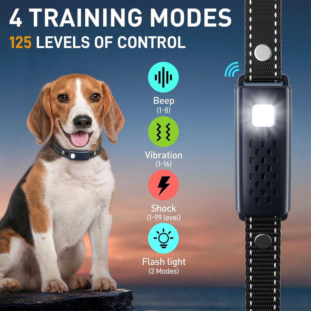 Waterproof Rechargeable Dog Training Collar with Remote W5220
