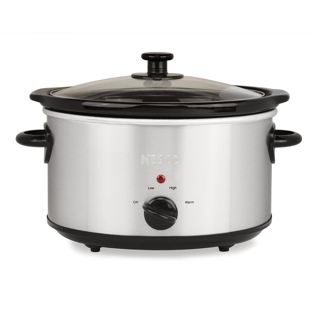 Slow Cooker 4 Quart Silver G83766