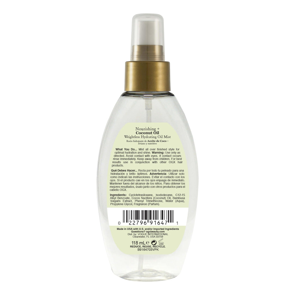 Coconut Oil Hydrating Hair Mist G165591