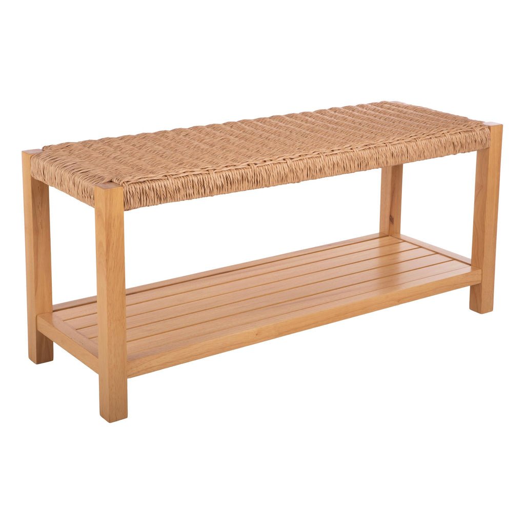 Solid Wood Entryway Bench with Shoe Storage U903620