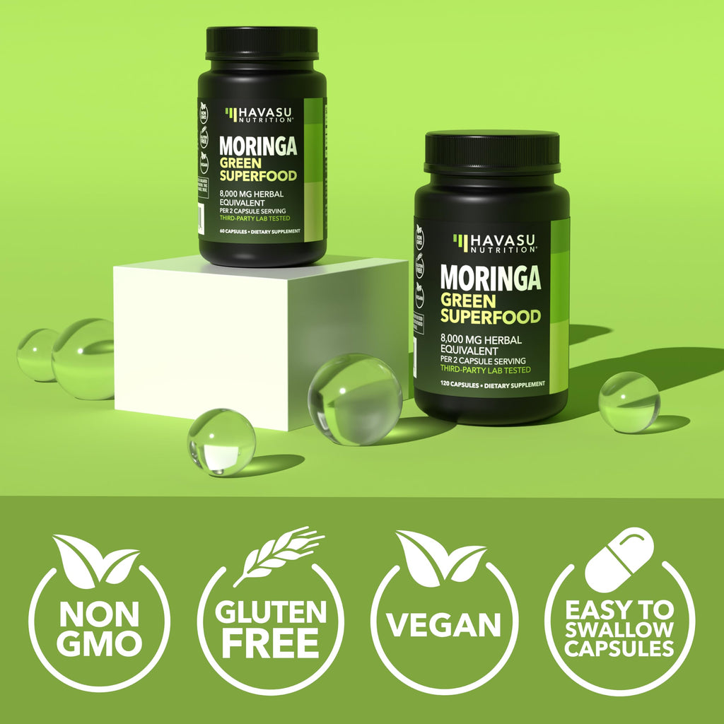 Moringa Capsules 800mg 120 Count I669