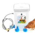 3 Gallons Automatic Poultry Waterer with Hose Attachment D586