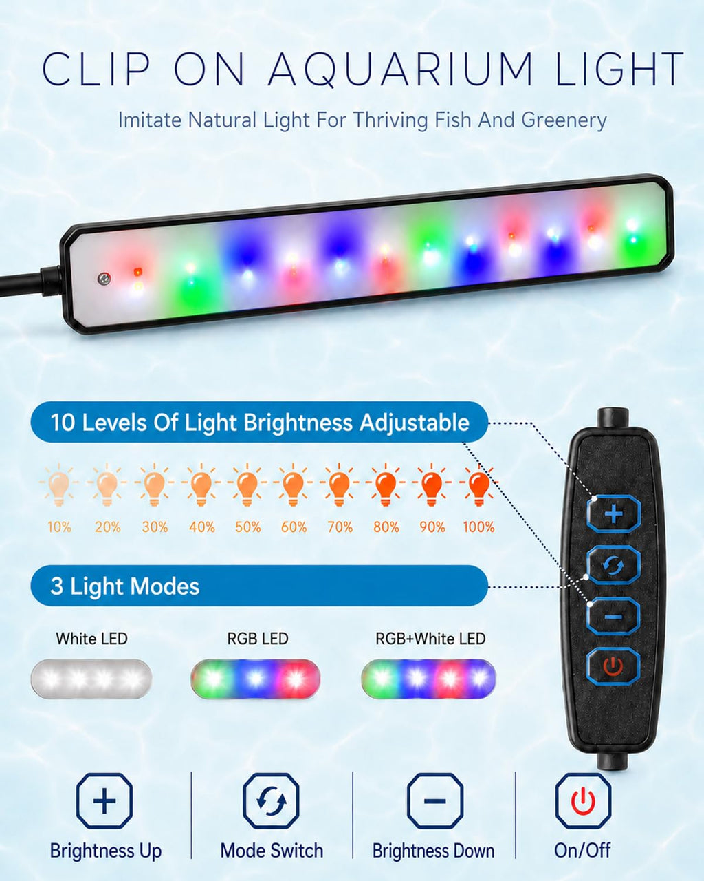 3 Gallon Acrylic Aquarium Starter Kit M9418