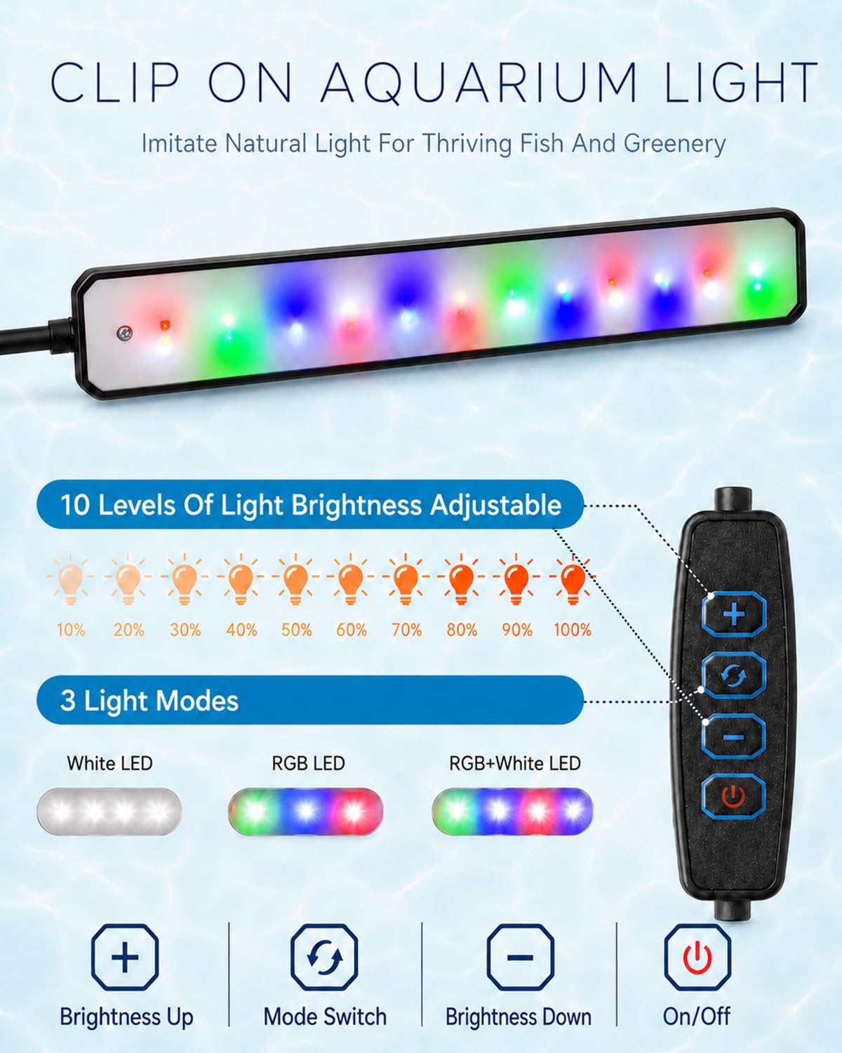 3 Gallon Acrylic Aquarium Starter Kit M9418