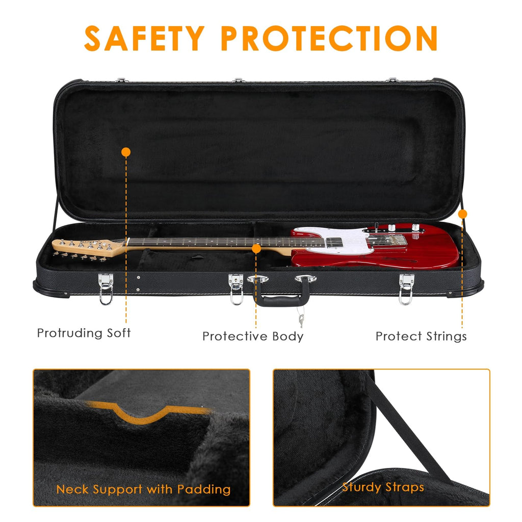 Black Electric Guitar Hard Case P20681