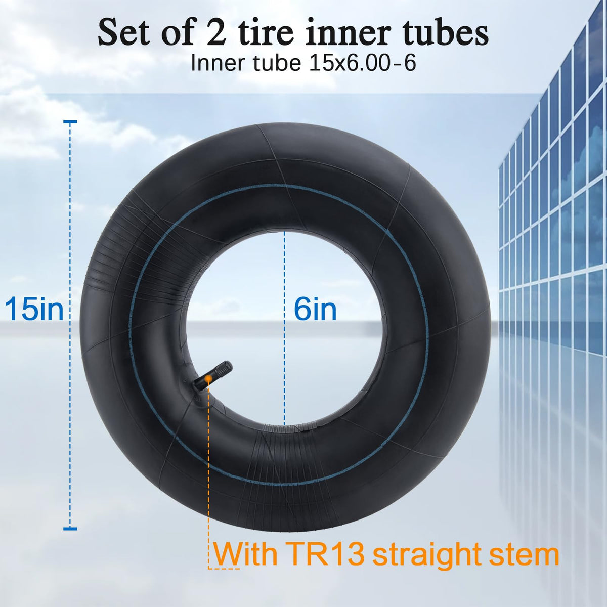 15x6.00-6 Inner Tubes 2 Pack J693474