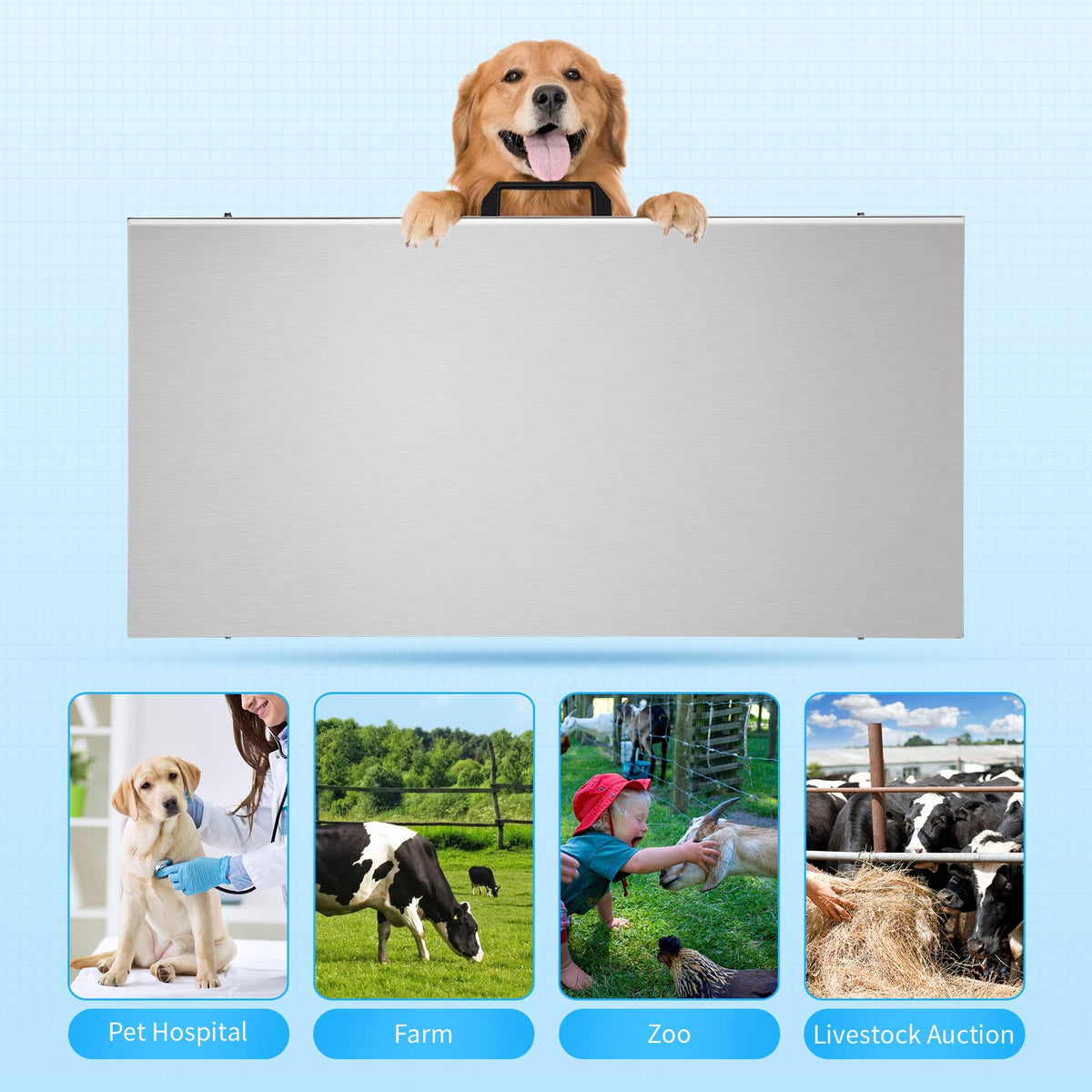 Heavy Duty Digital Livestock Scale with LCD Display H22472