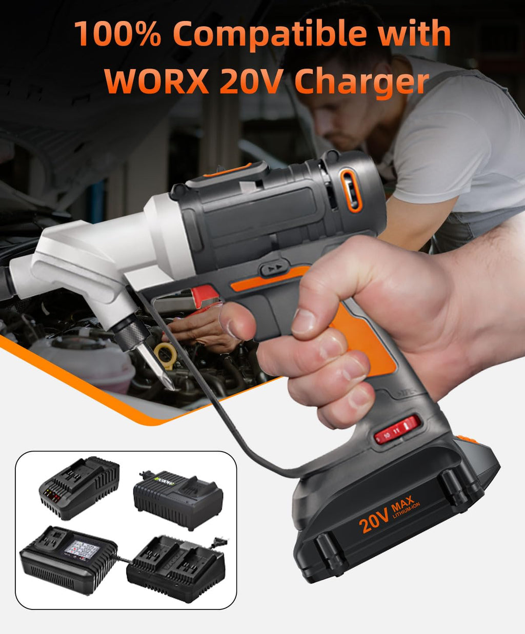 20V 4.0Ah Battery Replacement K709