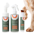 No-Rinse Dog Paw Cleaner + Paw Lotion with Brush + Waterless Dog Shampoo Spray D27140