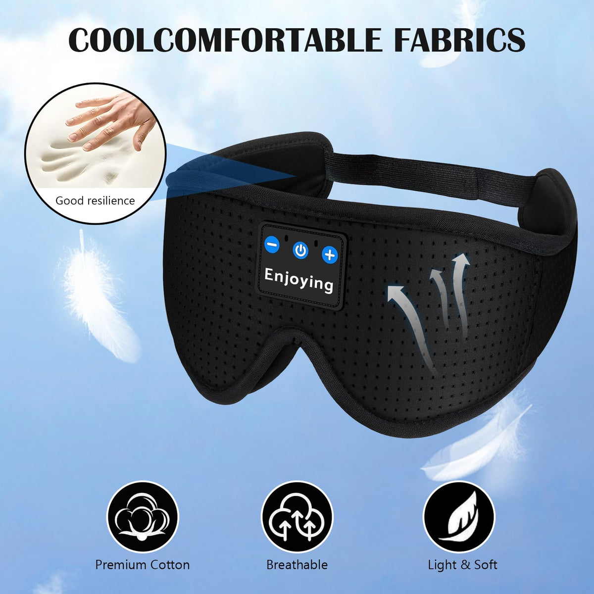 Sleep Mask with Bluetooth Headphones S698