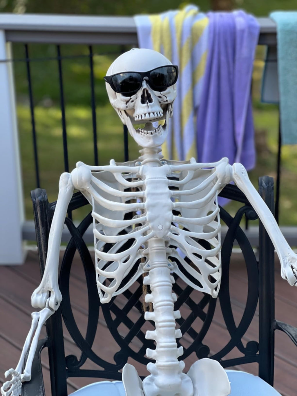 5.4ft Life Size Skeleton with Movable Joints F514694
