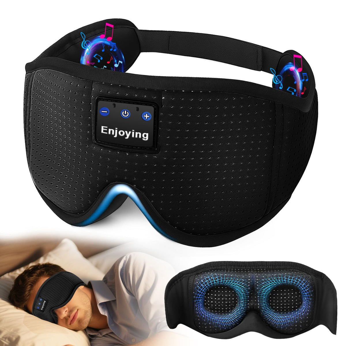 Sleep Mask with Bluetooth Headphones B2284