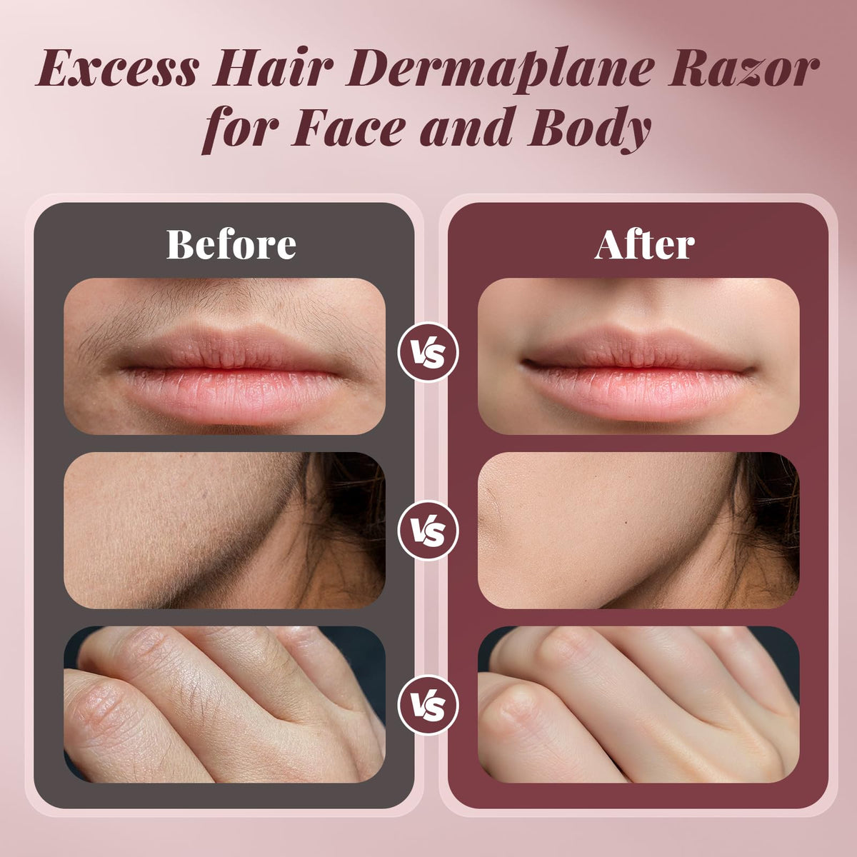 Pink Facial Razor O498221