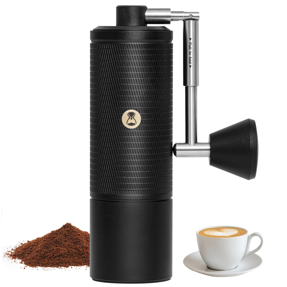 Manual Coffee Grinder 50 Adjustable Settings 42mm Stainless Steel Burr 30g Capacity J178217