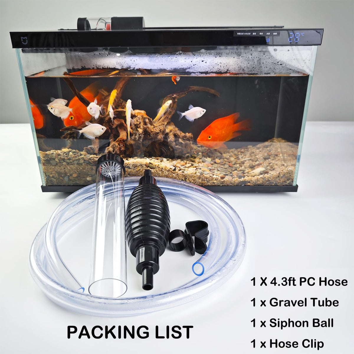 Aquarium Siphon Cleaner Fish Tank Water Changer Kit E6835