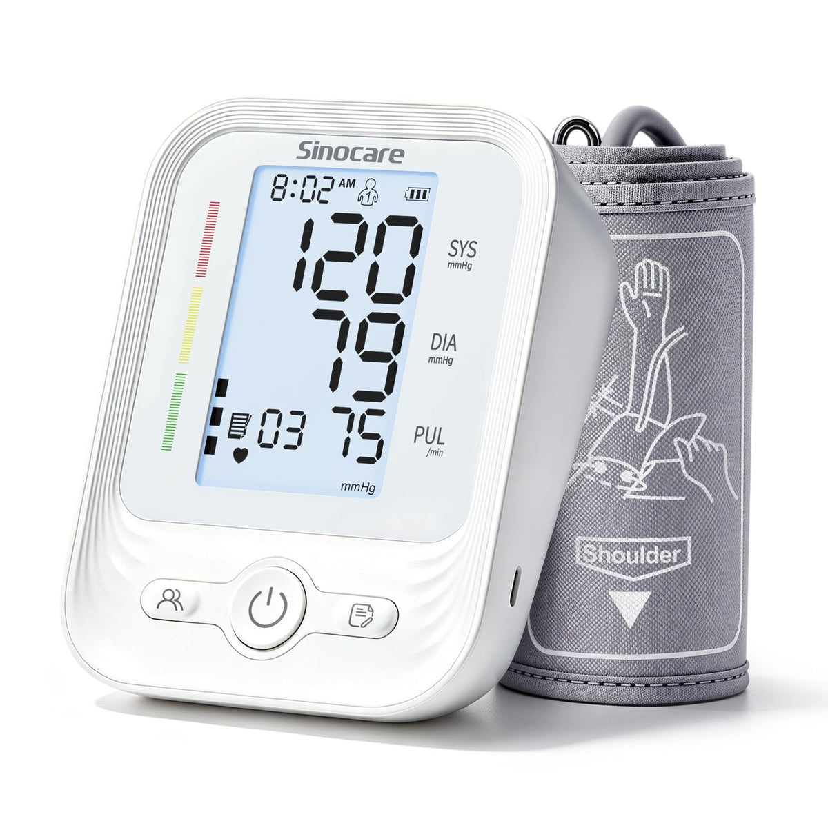Upper Arm Blood Pressure Monitor with Adjustable Cuff I238999