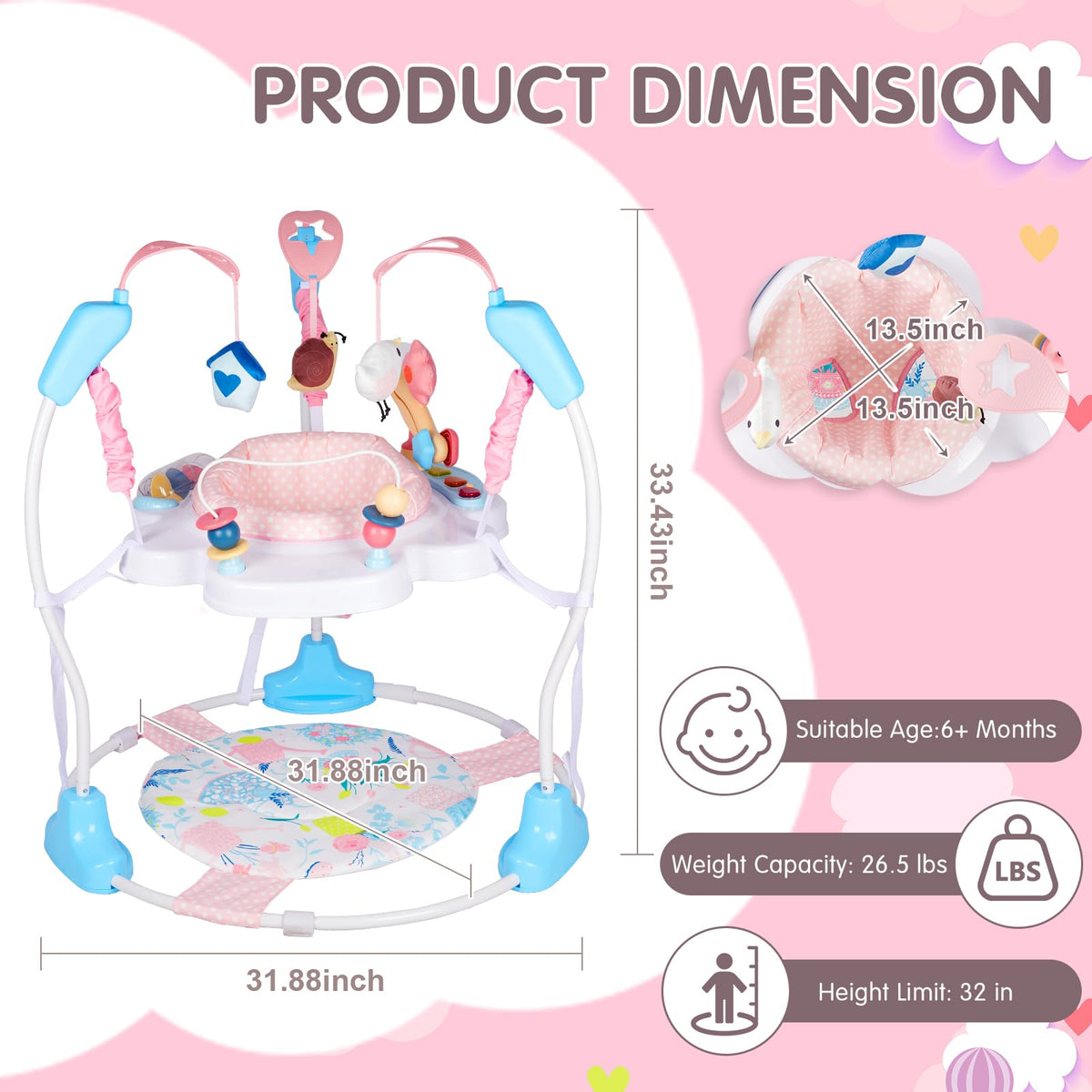 3-in-1 Baby Activity Center E990