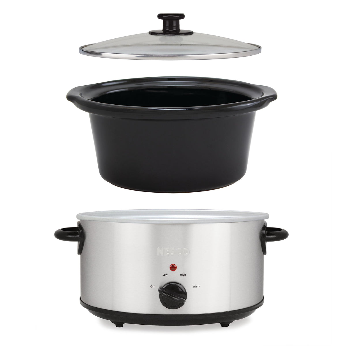 Slow Cooker 4 Quart Silver G83766