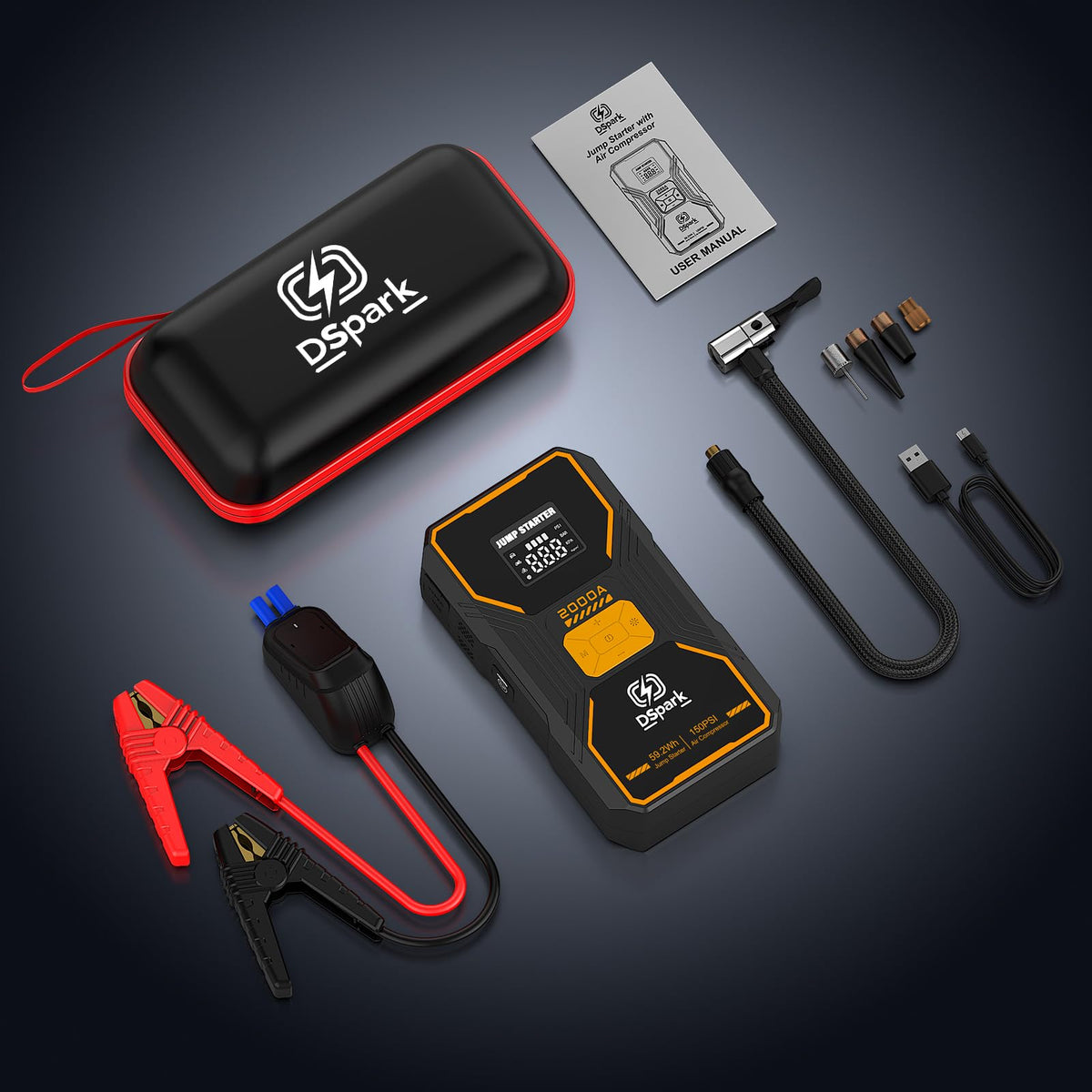 16000mAh 12V Jump Starter E72281