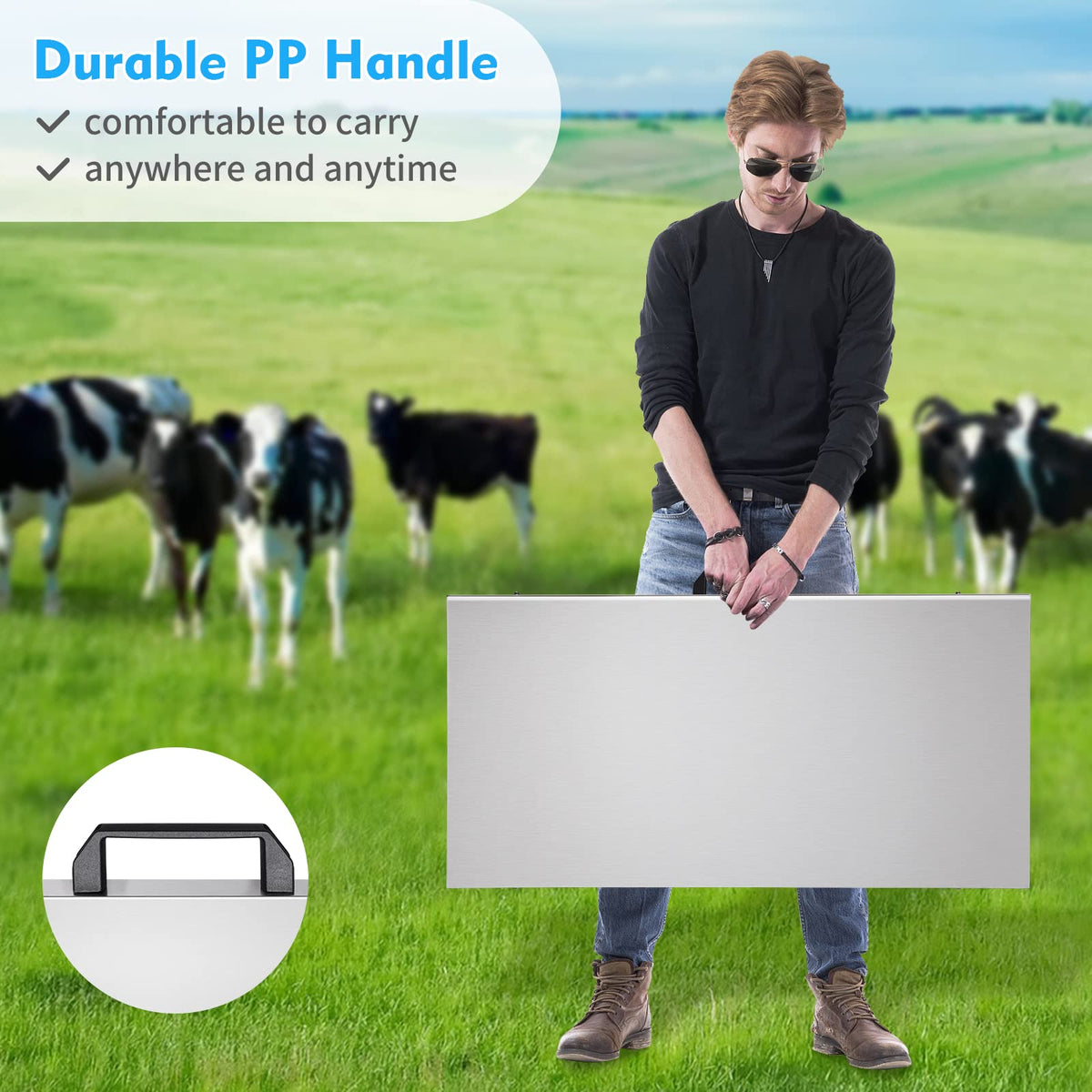 Heavy Duty Digital Livestock Scale with LCD Display H22472