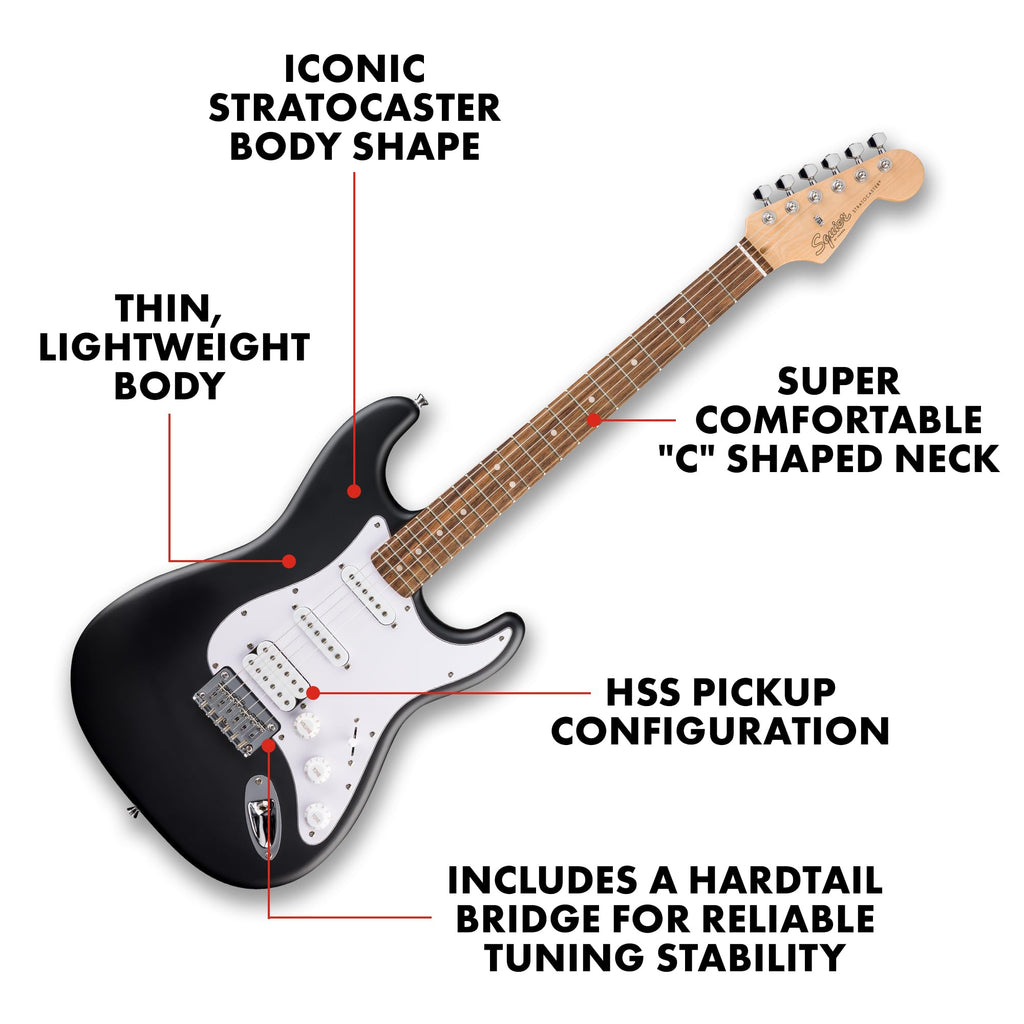 Black HSS Electric Guitar Q389097
