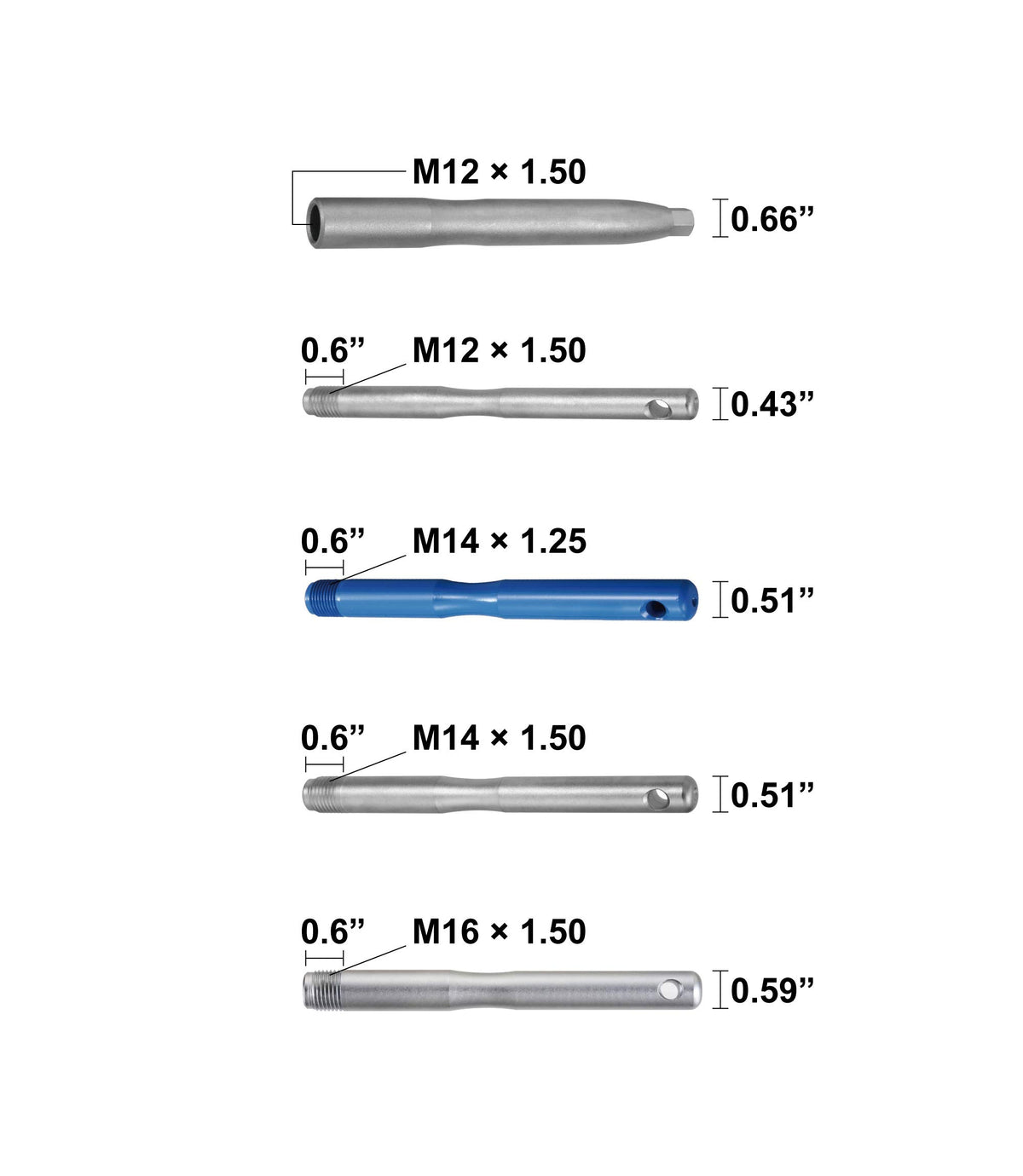 Wheel Stud Alignment Guide Tool Set 5 Pack M734440