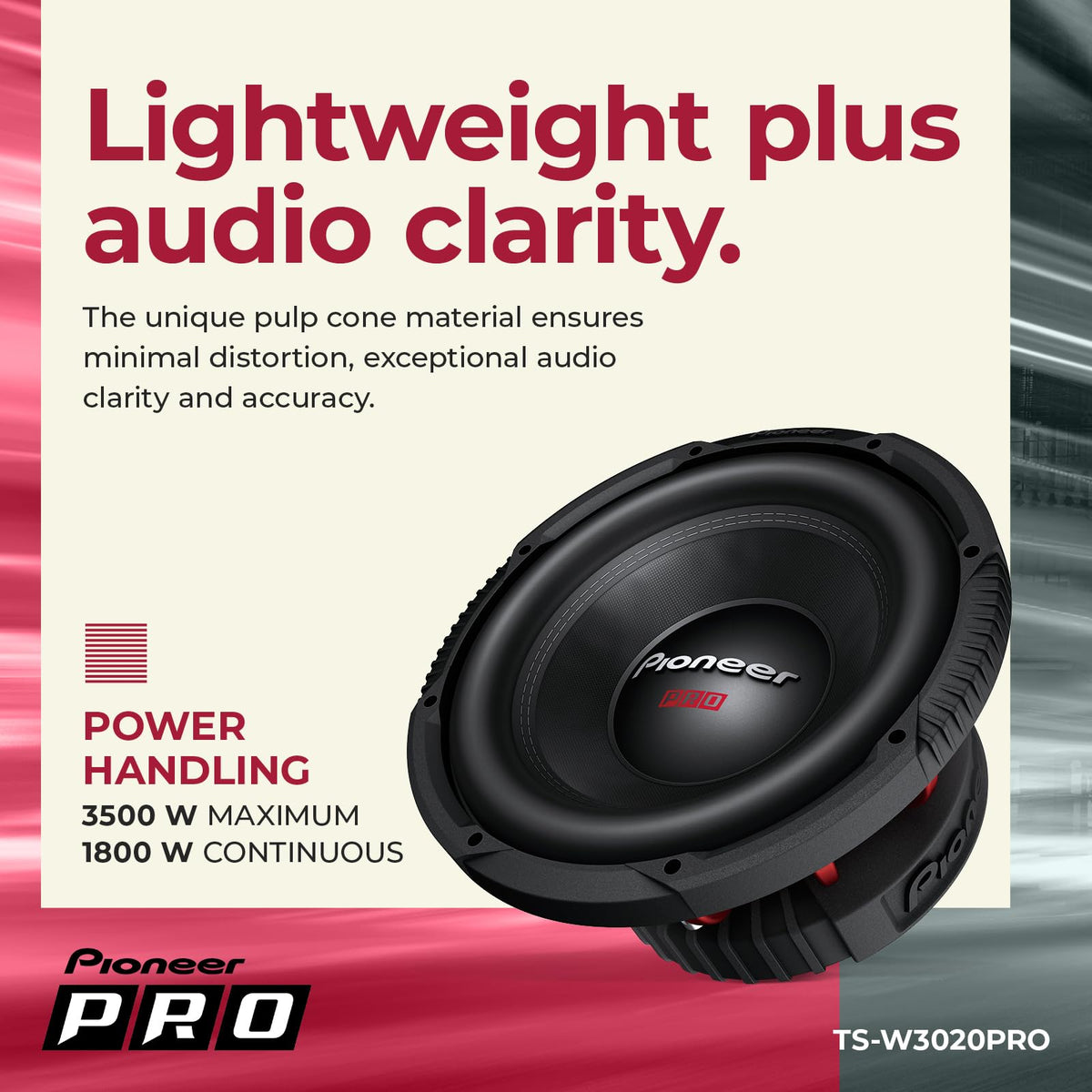 12" Subwoofer 2000W Max S64644