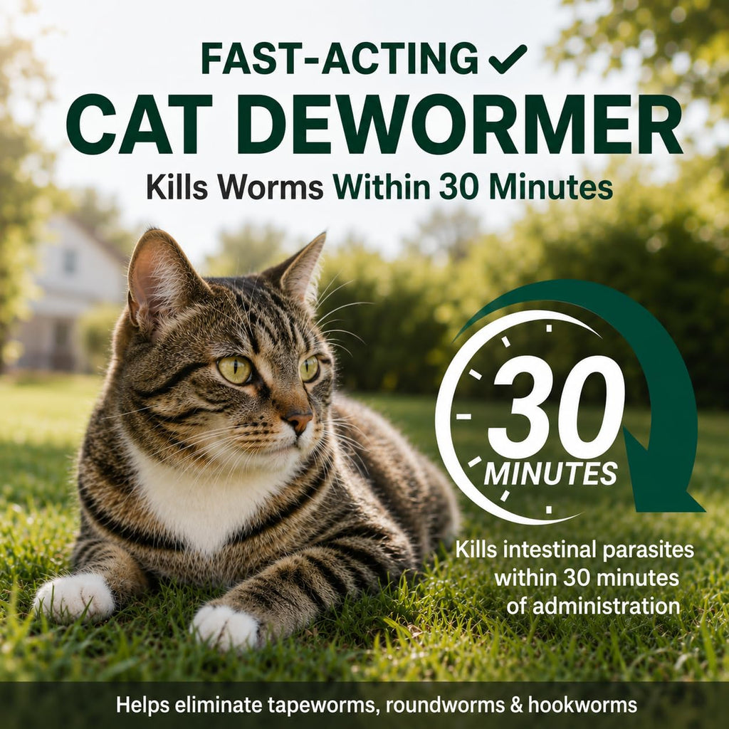 Cat Dewormer Liquid for Tapeworms, Roundworms and Hookworms Z65241