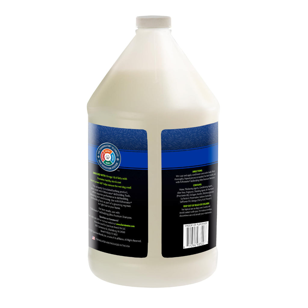 Premium deShedding Dog Conditioner 1 Gal with Pump F726058