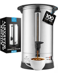 100 Cup Stainless Steel Commercial Coffee Urn W419