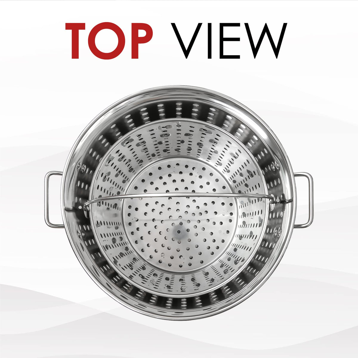 Stainless Steel 40 QT Stock Pot with Steamer Basket and Propane Burner M64280