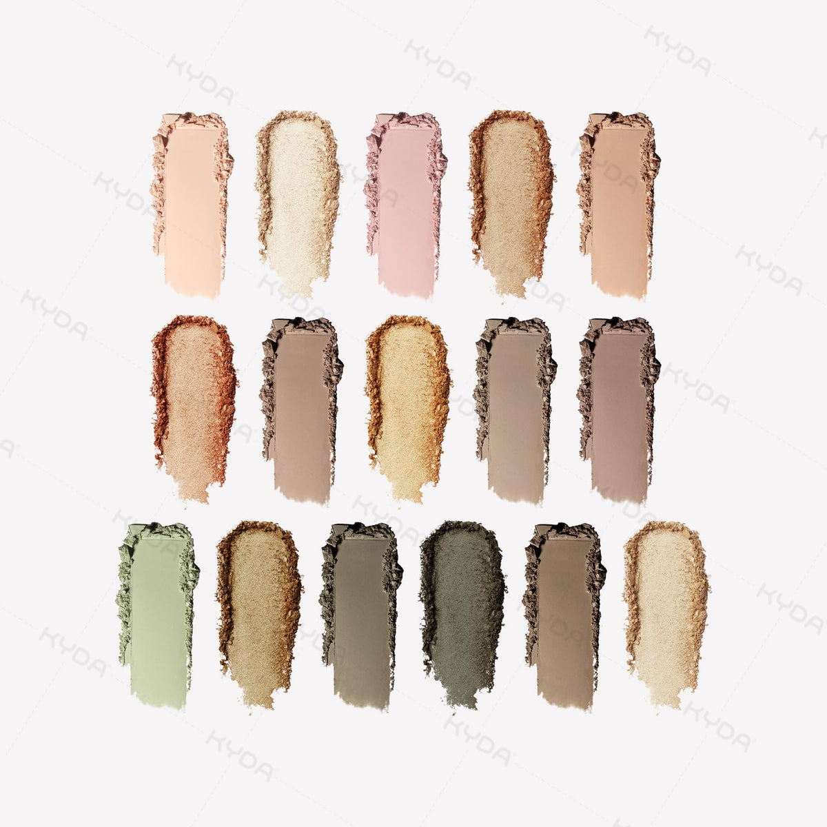 16 Colors Baked Eyeshadow Palette Matte Shimmer Finish M343