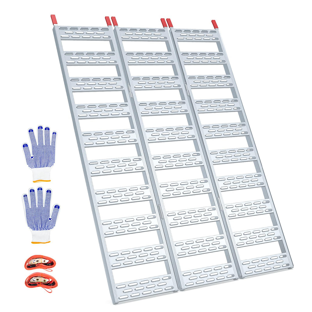 Aluminum Tri-Folding Truck Ramps 1600Lbs Max P646601