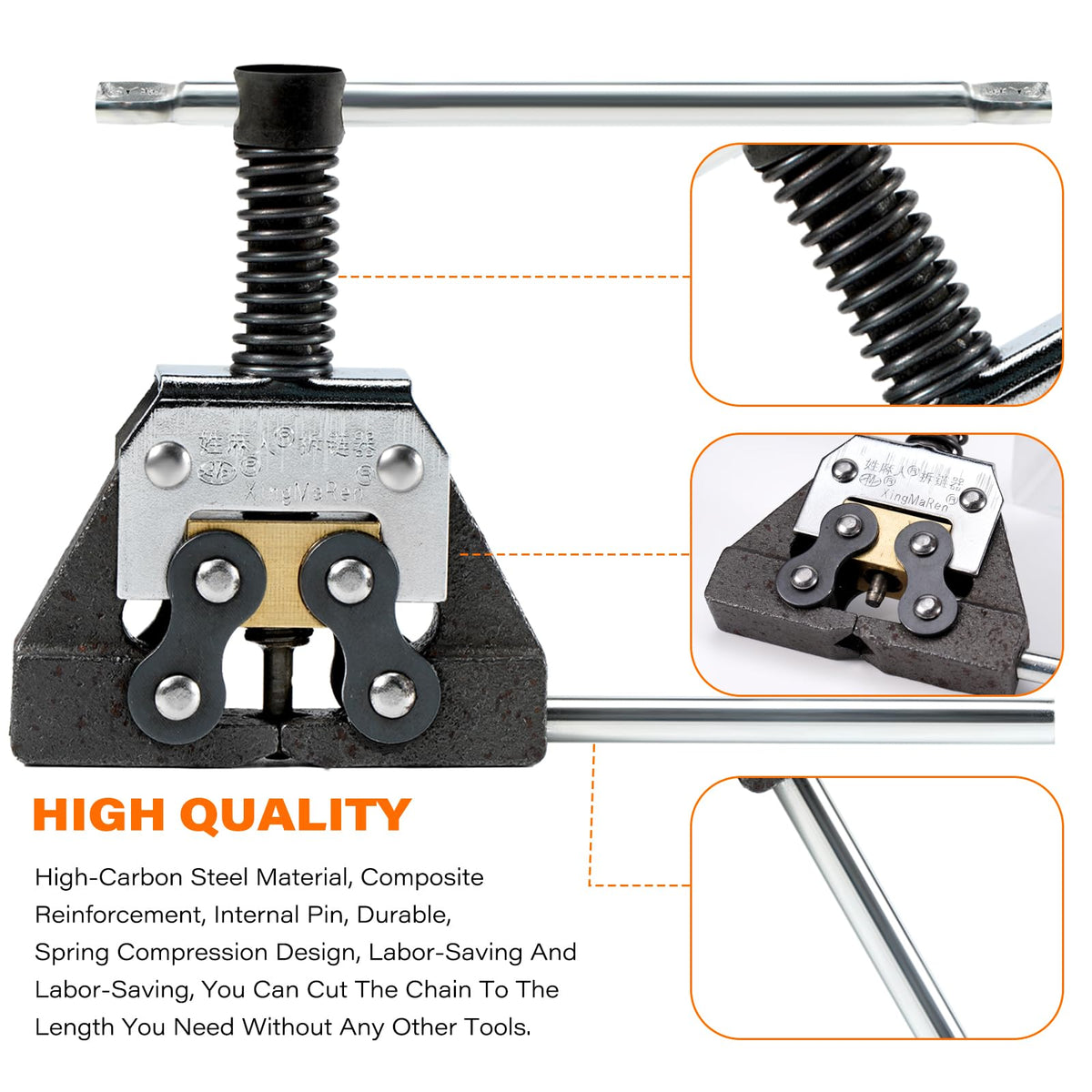 Roller Chain Detacher Tool for 420 428 520 525 530 630 Chain A9101