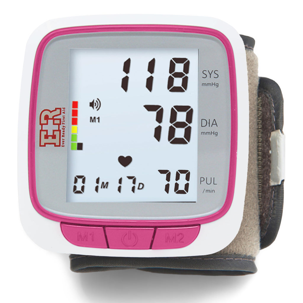 Pink Wrist Blood Pressure Monitor S7475