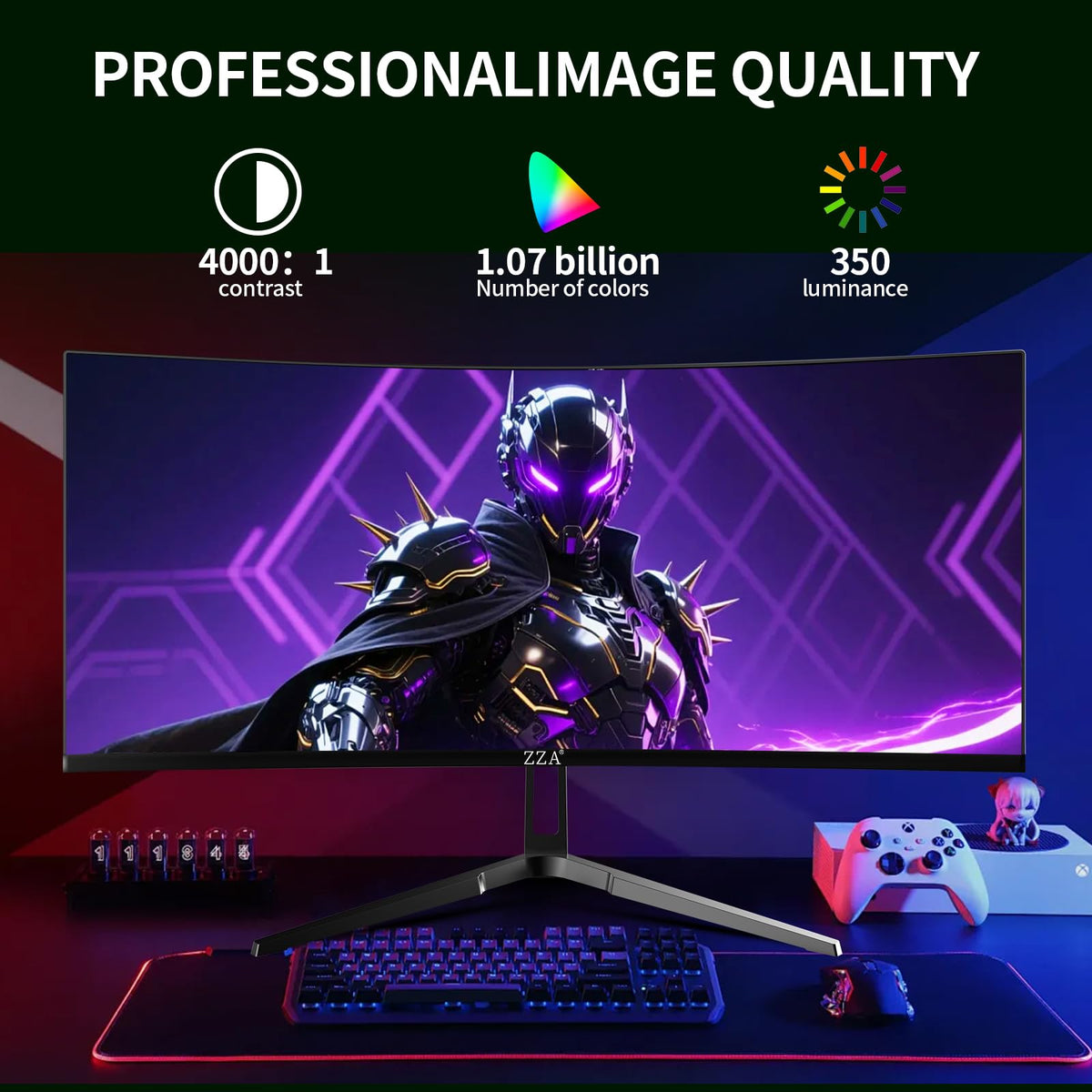 34 Inch Curved Ultrawide Gaming Monitor 240Hz WQHD N10834
