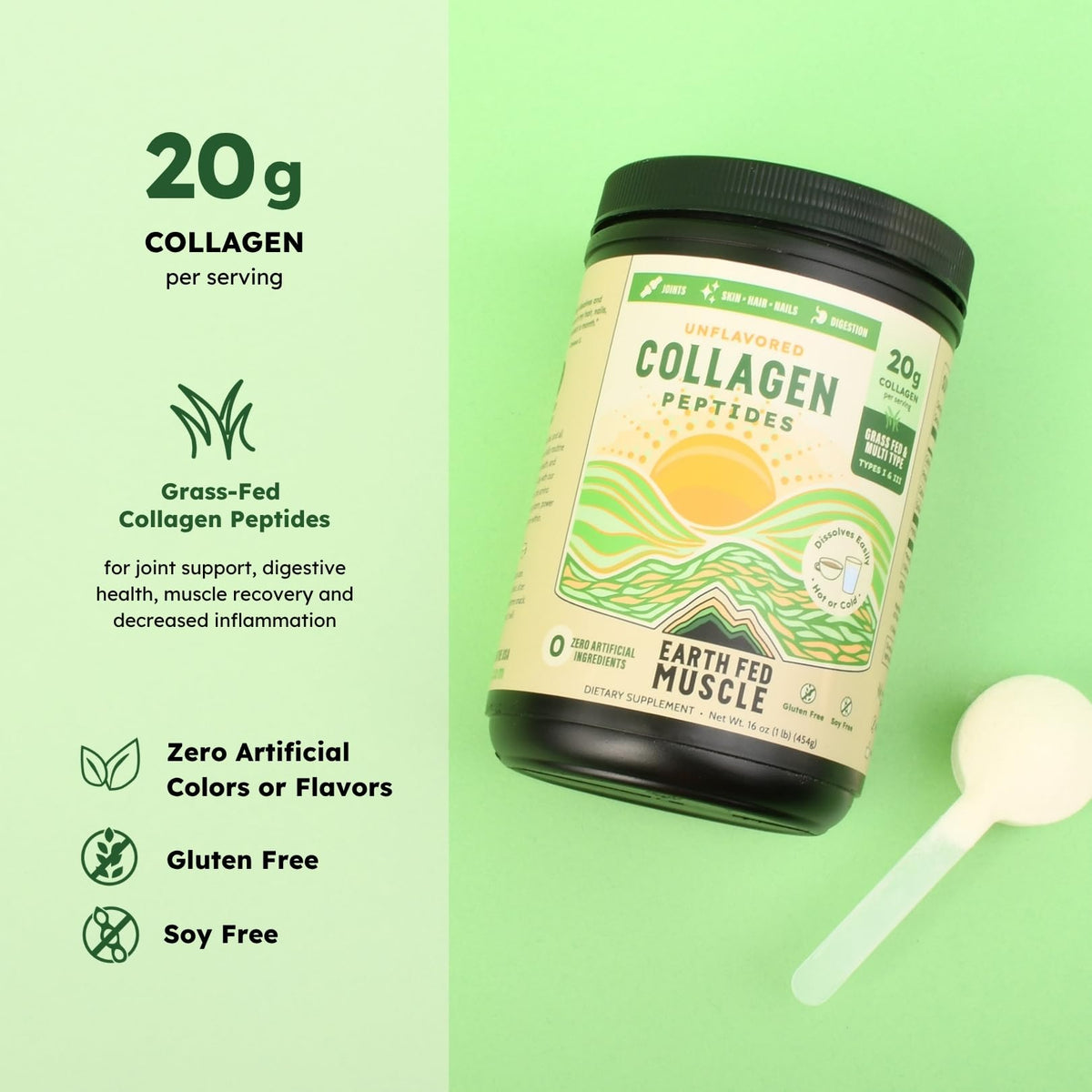 Collagen Peptides Unflavored 23 Servings P898