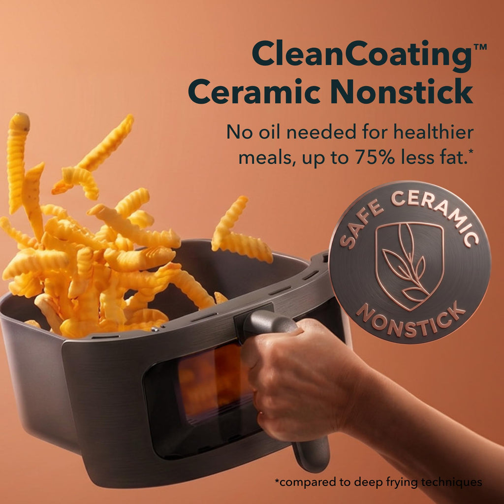 6 Quart Ceramic Nonstick Digital Air Fryer I325