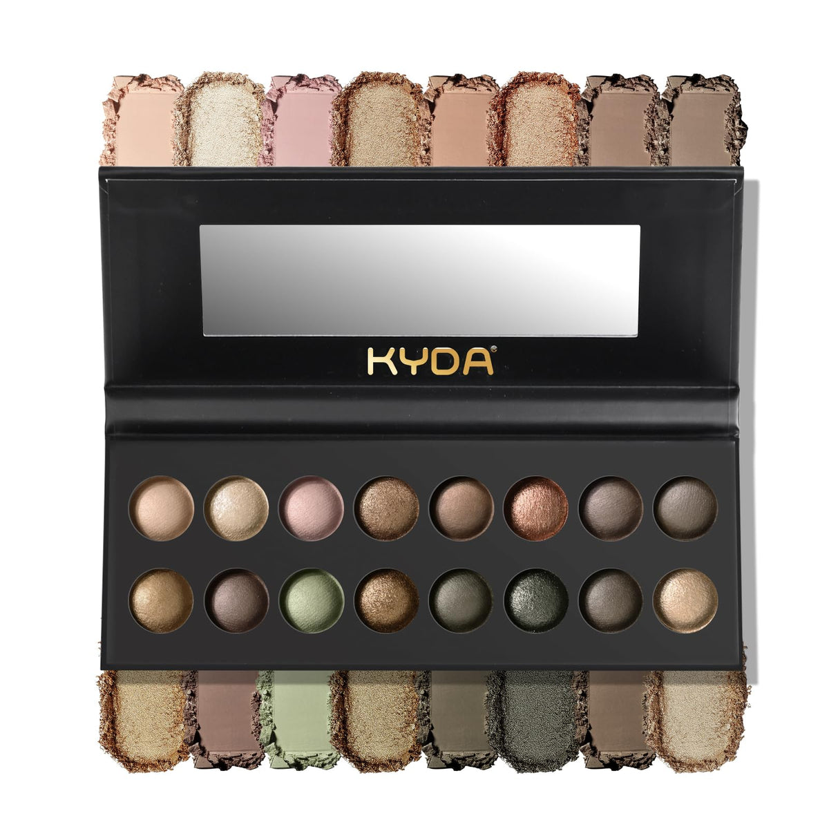 16 Colors Baked Eyeshadow Palette Matte Shimmer Finish M343