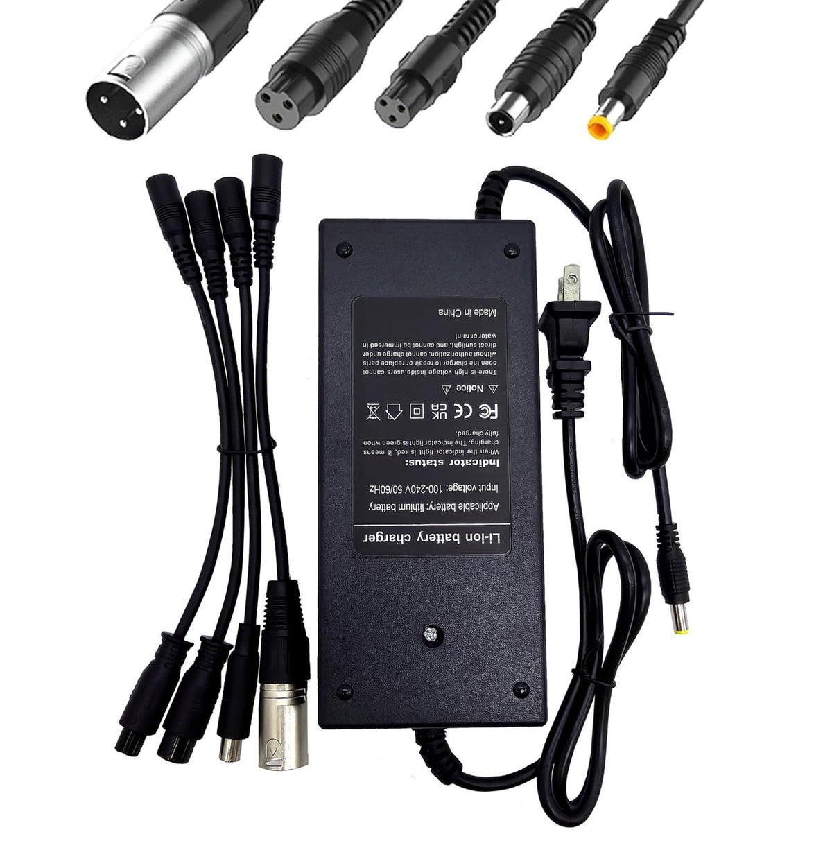 42V 2A Universal Pedicab Charger for 36V Lithium-ion Battery W87763