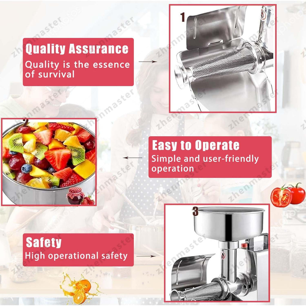 450W Electric Tomato Strainer with Seed Separator F2486