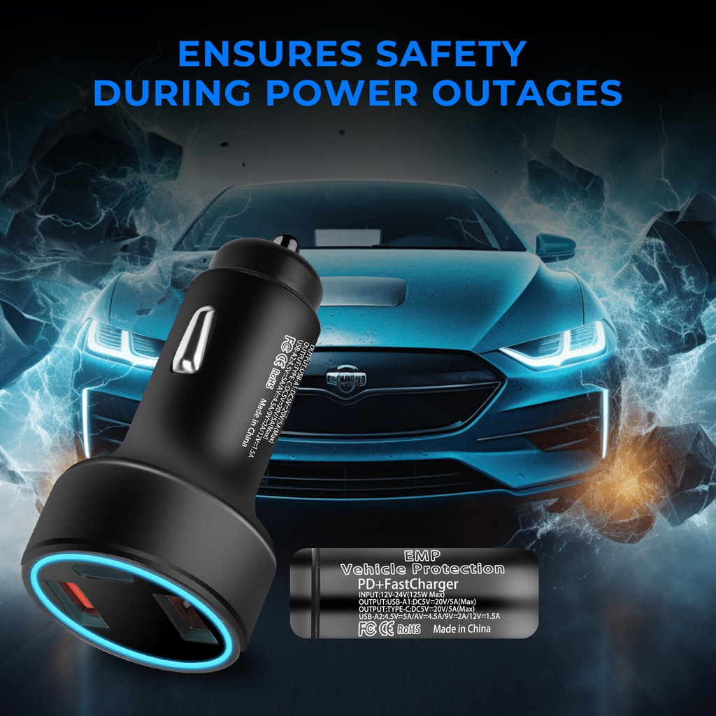 Vehicle Protection with USB Sockets for 12-Volt DC R288126