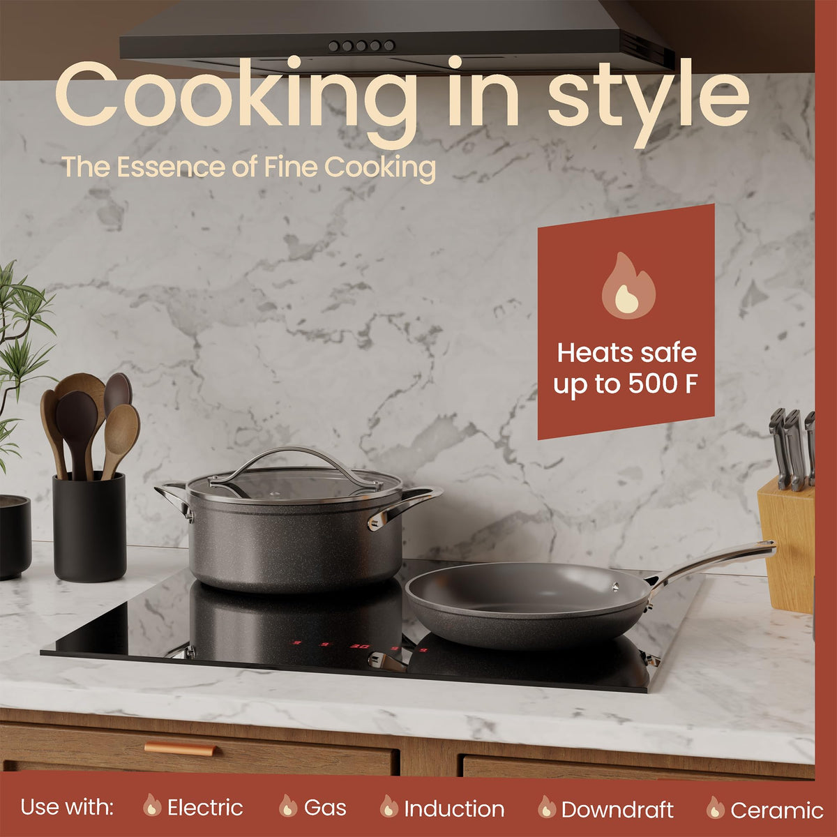 12-Piece Nonstick Ceramic Cookware Set P877