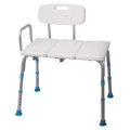 Adjustable Bath and Shower Bench with Reversible Backrest U428352